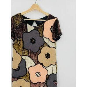 French Connection 0 Fauna Fantasy Sequined Shift Dress